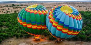 Safaris en montgolfière au-dessus du Maasai Mara
