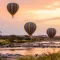 Lodges Offrant des Safaris en Montgolfière pendant la Migration